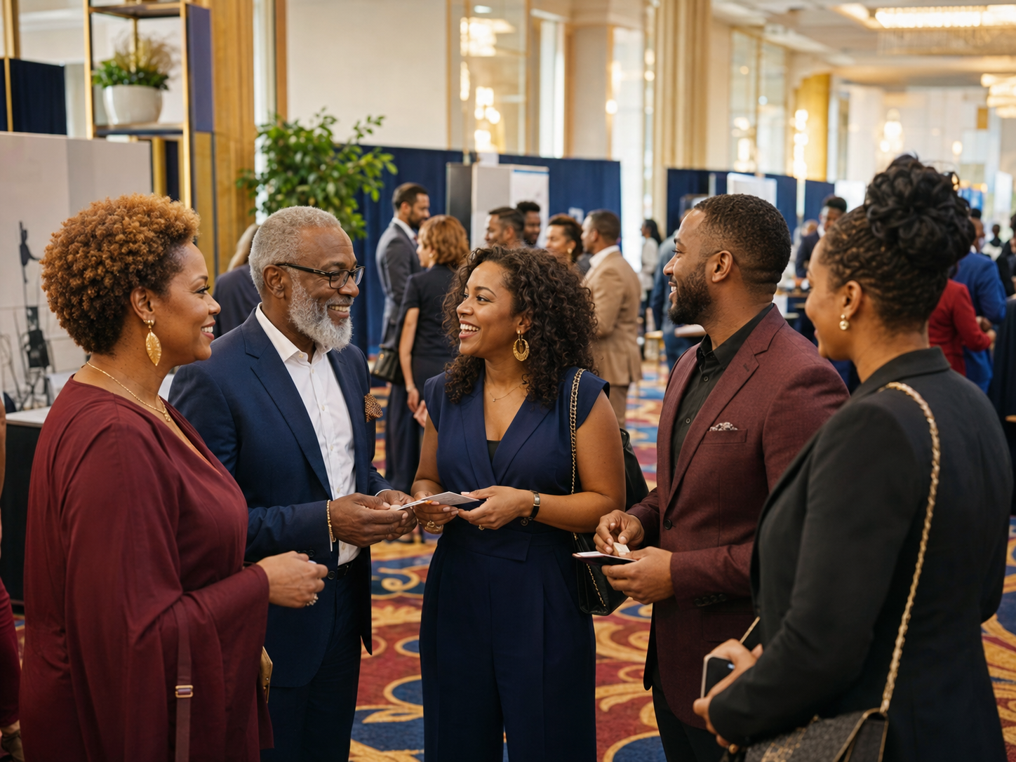 Black business owners at the Northeast Georgia Black Business Expo